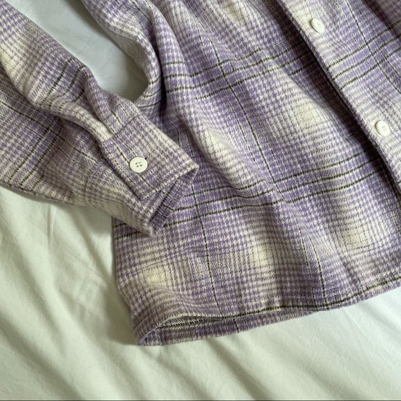Lovers + Friends Purple White Shacket - Picture 6 of 8